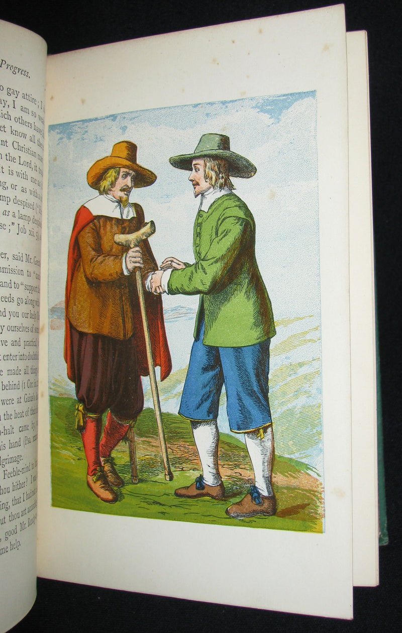 1850's Rare Victorian Book - The Pilgrim's Progress by John Bunyan