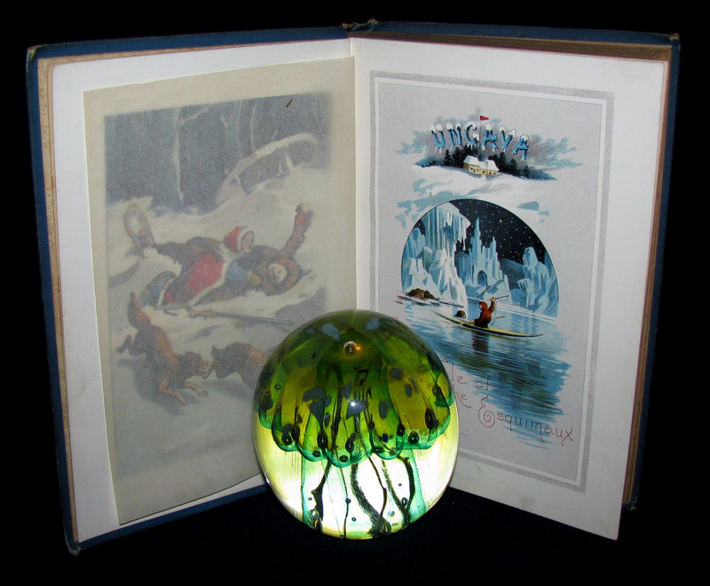 1893 Rare Victorian Book - UNGAVA  A Tale of Esquimau Land by Robert Michael Ballantyne