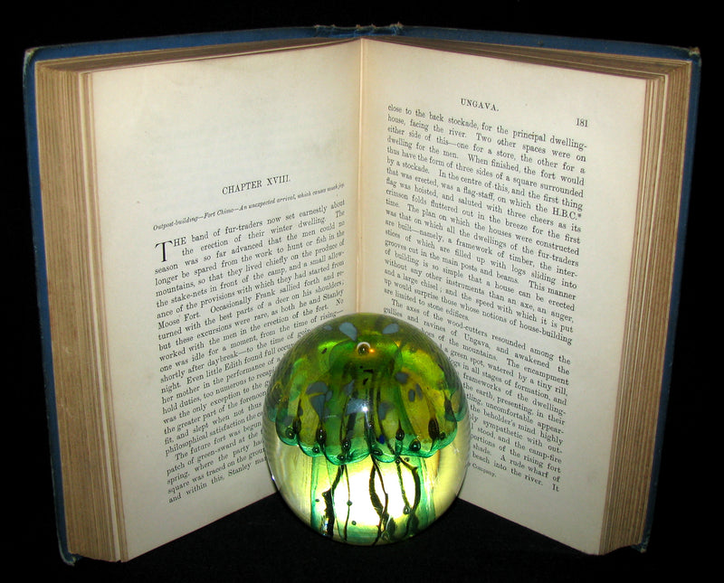 1893 Rare Victorian Book - UNGAVA  A Tale of Esquimau Land by Robert Michael Ballantyne