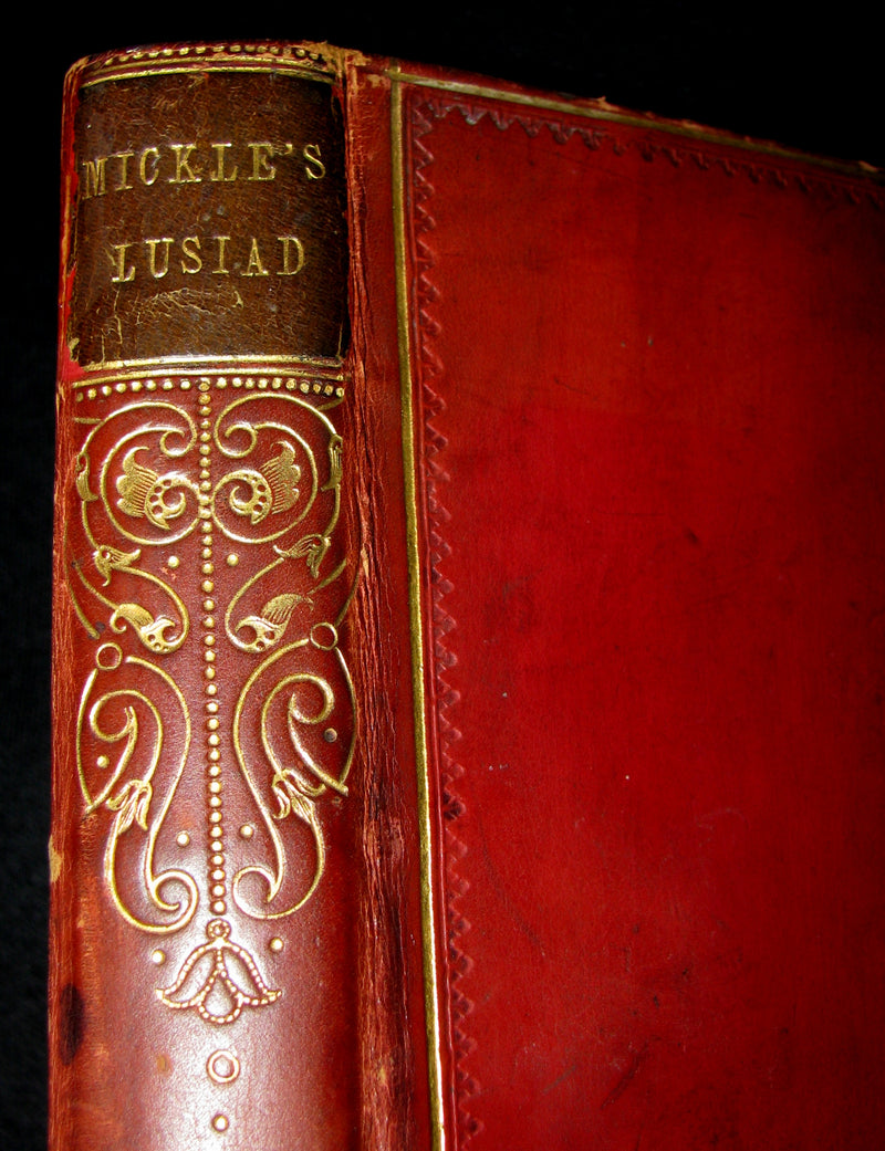 1809 Rare Book - The LUSIAD or, the Discovery of India - an Epic Poem Translated from Camoens.