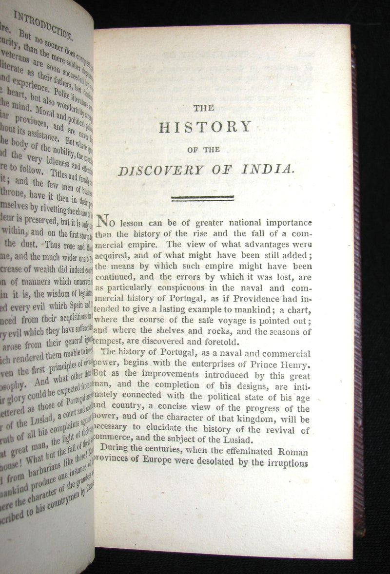 1809 Rare Book - The LUSIAD or, the Discovery of India - an Epic Poem Translated from Camoens.