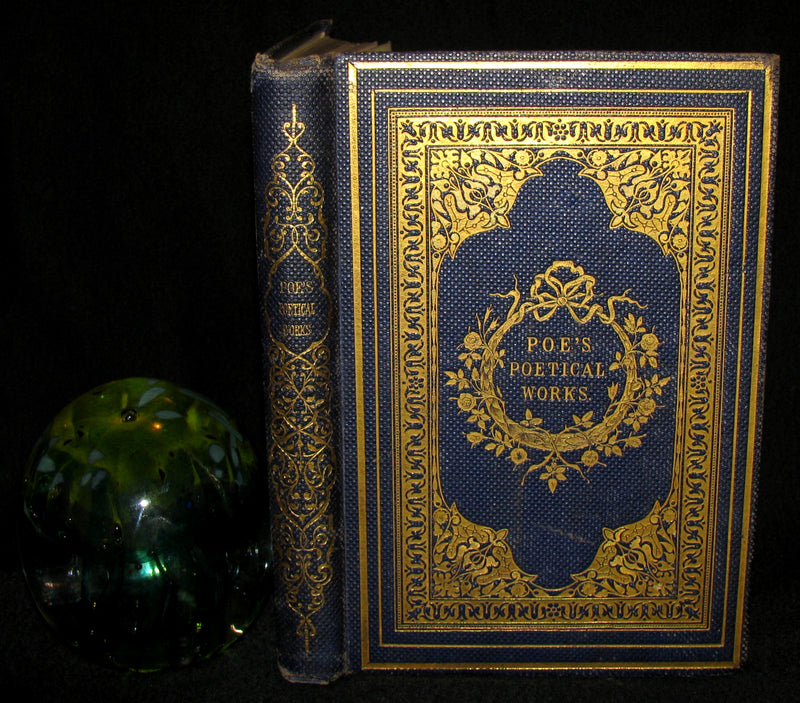 1859 Rare Book - The Poetical Works of EDGAR ALLAN POE with A Notice of his Life and Genius, by James Hannay. Illustrated.