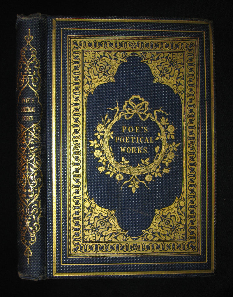 1859 Rare Book - The Poetical Works of EDGAR ALLAN POE with A Notice of his Life and Genius, by James Hannay. Illustrated.