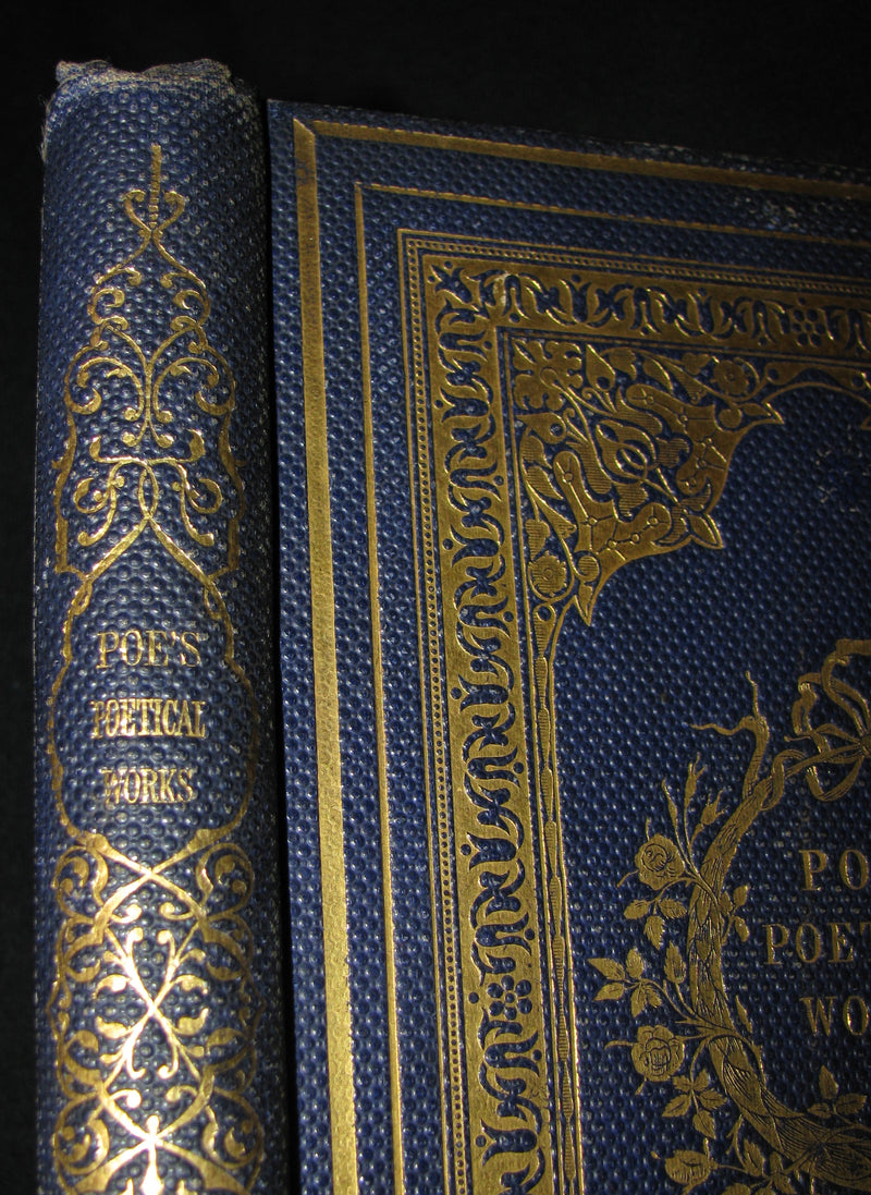 1859 Rare Book - The Poetical Works of EDGAR ALLAN POE with A Notice of his Life and Genius, by James Hannay. Illustrated.
