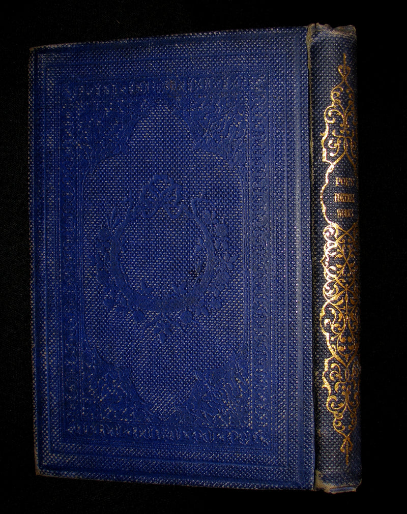 1859 Rare Book - The Poetical Works of EDGAR ALLAN POE with A Notice of his Life and Genius, by James Hannay. Illustrated.