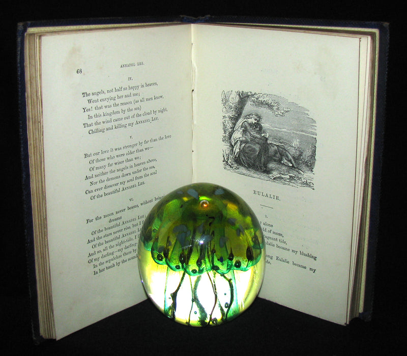 1859 Rare Book - The Poetical Works of EDGAR ALLAN POE with A Notice of his Life and Genius, by James Hannay. Illustrated.