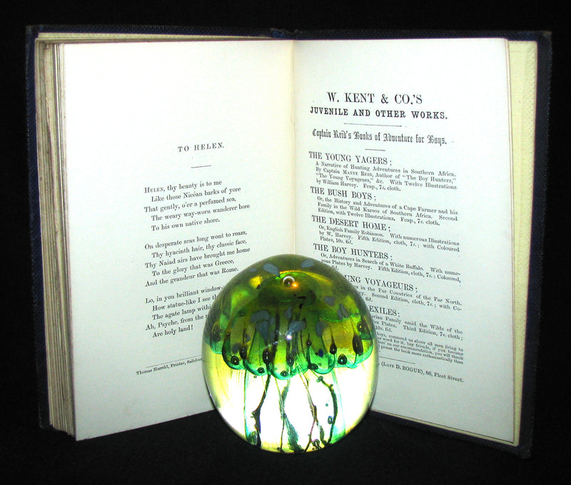 1859 Rare Book - The Poetical Works of EDGAR ALLAN POE with A Notice of his Life and Genius, by James Hannay. Illustrated.