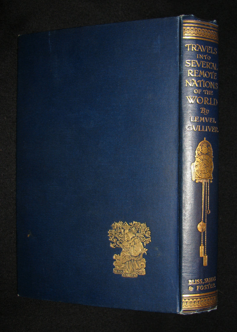 1896 Rare Victorian Book - Gulliver's Travels - Travels Into Several Remote Nations of the World in Four Parts By Lemuel Gulliver, First a Surgeon & Then a Captain of Several Ships