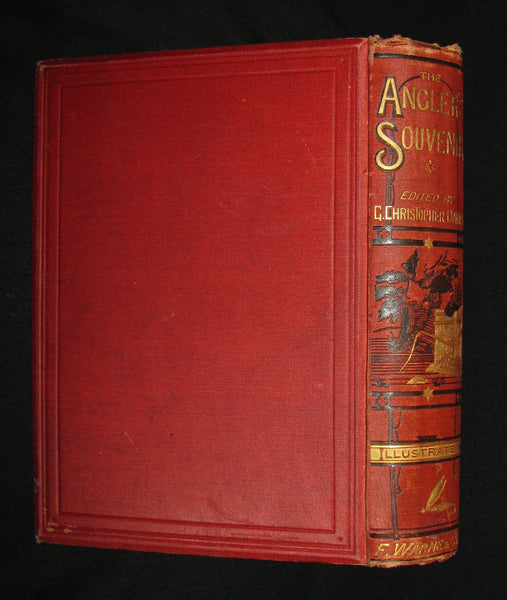 1877 Rare Victorian Book - The Angler's Souvenir. By P. Fisher. Edited by G. Christopher Davies