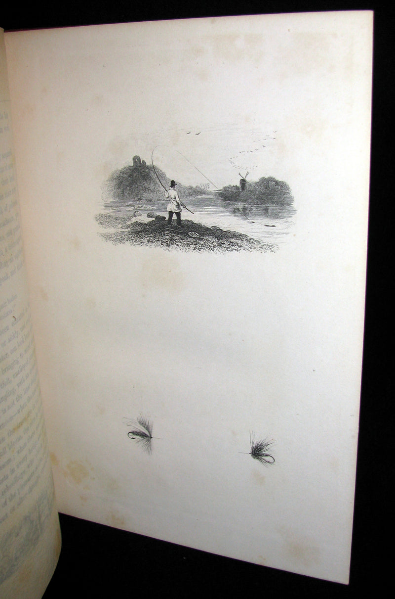 1877 Rare Victorian Book - The Angler's Souvenir. By P. Fisher. Edited by G. Christopher Davies
