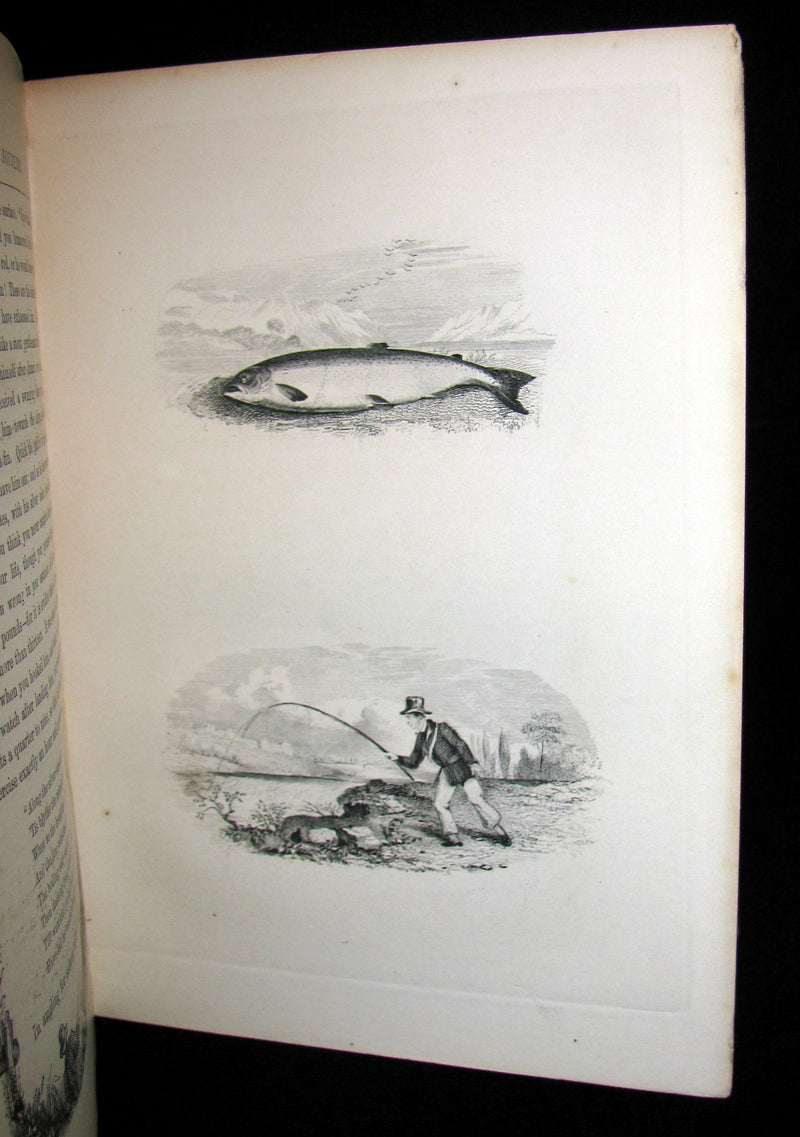 1877 Rare Victorian Book - The Angler's Souvenir. By P. Fisher. Edited by G. Christopher Davies