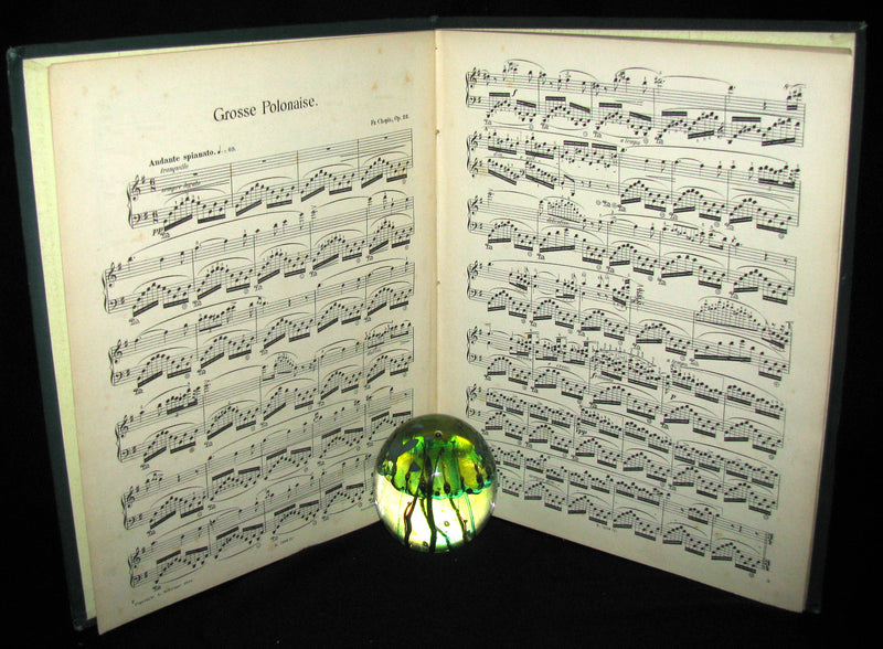1880's Very Rare Victorian edition of Frederick CHOPIN 's POLONAISES for Pianoforte - Music scores