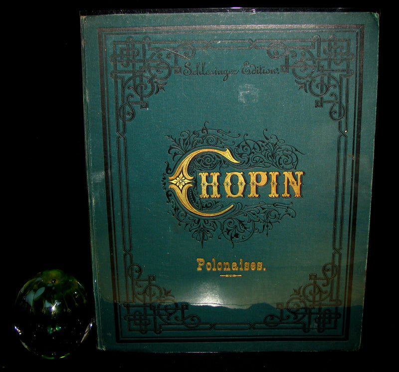 1880's Very Rare Victorian edition of Frederick CHOPIN 's POLONAISES for Pianoforte - Music scores