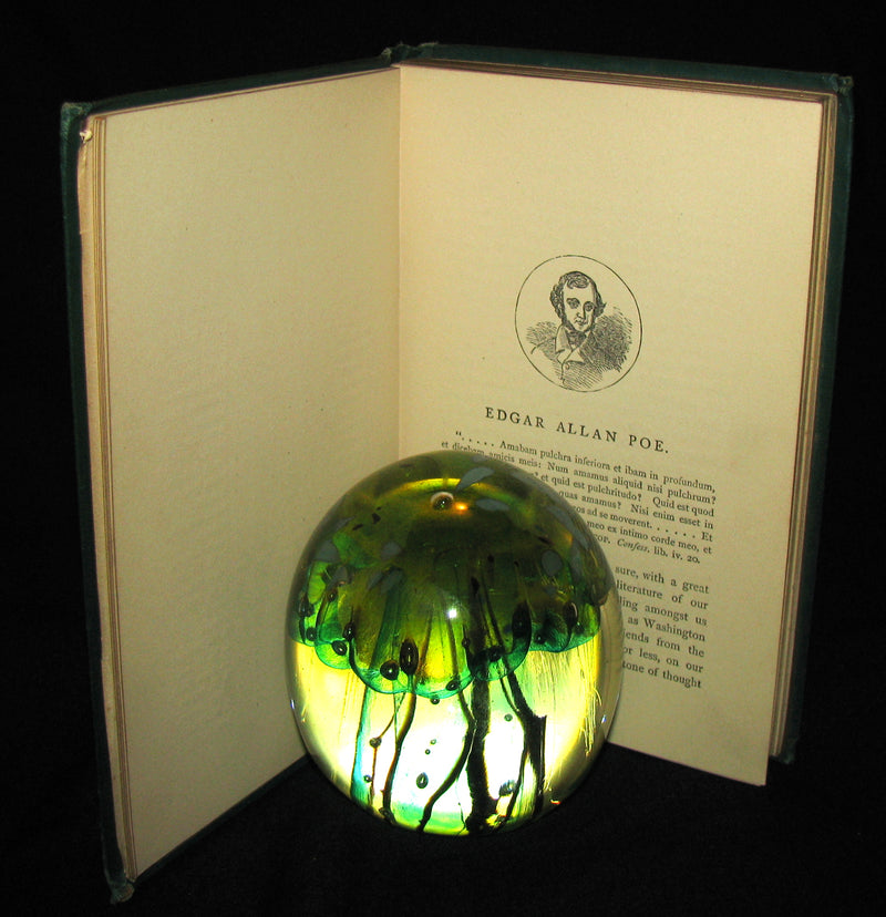 1860 Rare Victorian Book - The Poetical Works of EDGAR ALLAN POE. Illustrated.