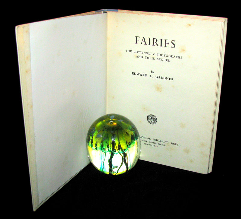 1945 Rare First Edition Book -  FAIRIES - The Cottingley Photographs And Their Sequel.