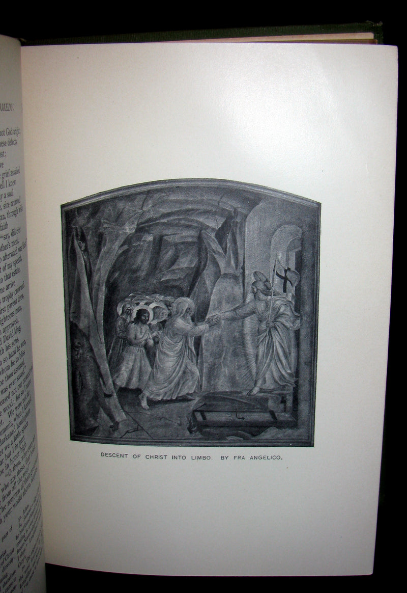 1897 Rare Victorian Book - THE DIVINE COMEDY OF DANTE ALIGHIERI: Together with Dante Gabriel Rossetti's Translation of The New Life