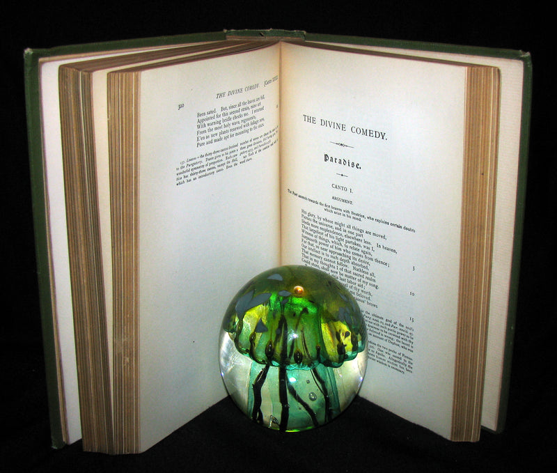 1897 Rare Victorian Book - THE DIVINE COMEDY OF DANTE ALIGHIERI: Together with Dante Gabriel Rossetti's Translation of The New Life