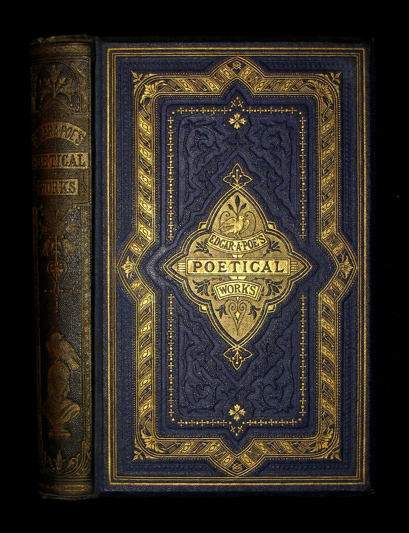 1860's Rare Victorian Book - The Poetical Works of Edgar Allan Poe. Edinburgh Edition.