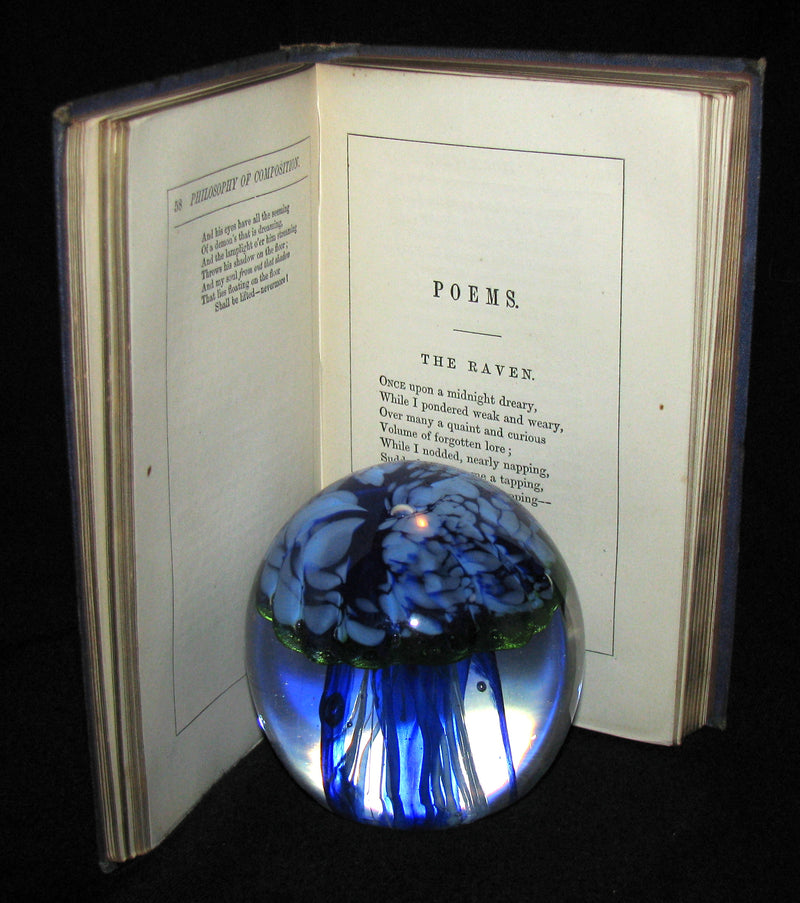 1860's Rare Victorian Book - The Poetical Works of Edgar Allan Poe. Edinburgh Edition.