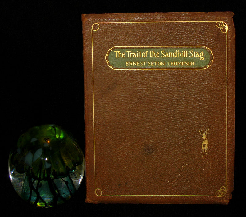 1899 Rare Limited First Edition - The Trail of the Sandhill Stag by Ernest Thompson Seton #52/250