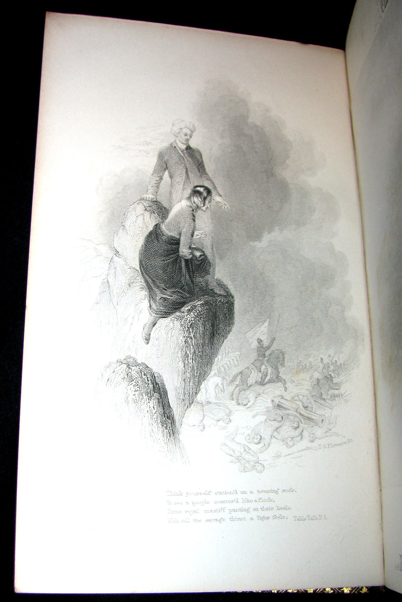 1850 Rare Book -  The Complete Poetical Works of William Cowper, illustrated.