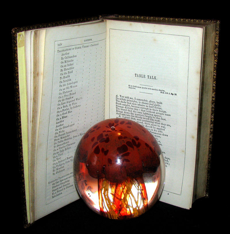 1850 Rare Book -  The Complete Poetical Works of William Cowper, illustrated.