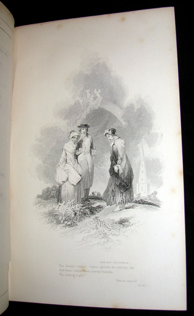 1850 Rare Book -  The Complete Poetical Works of William Cowper, illustrated.