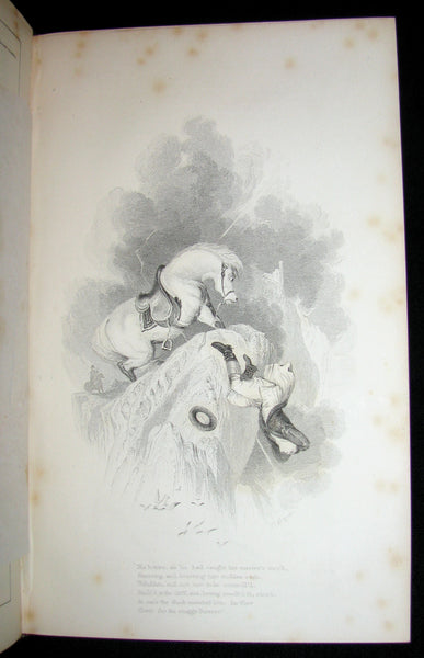 1850 Rare Book -  The Complete Poetical Works of William Cowper, illustrated.