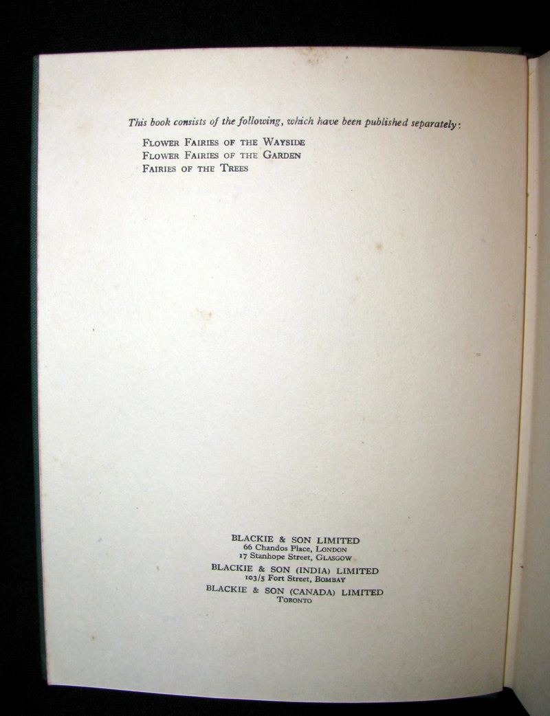 1950 - Cicely Mary Barker - FAIRIES OF THE FLOWERS AND TREES - 1st Edition