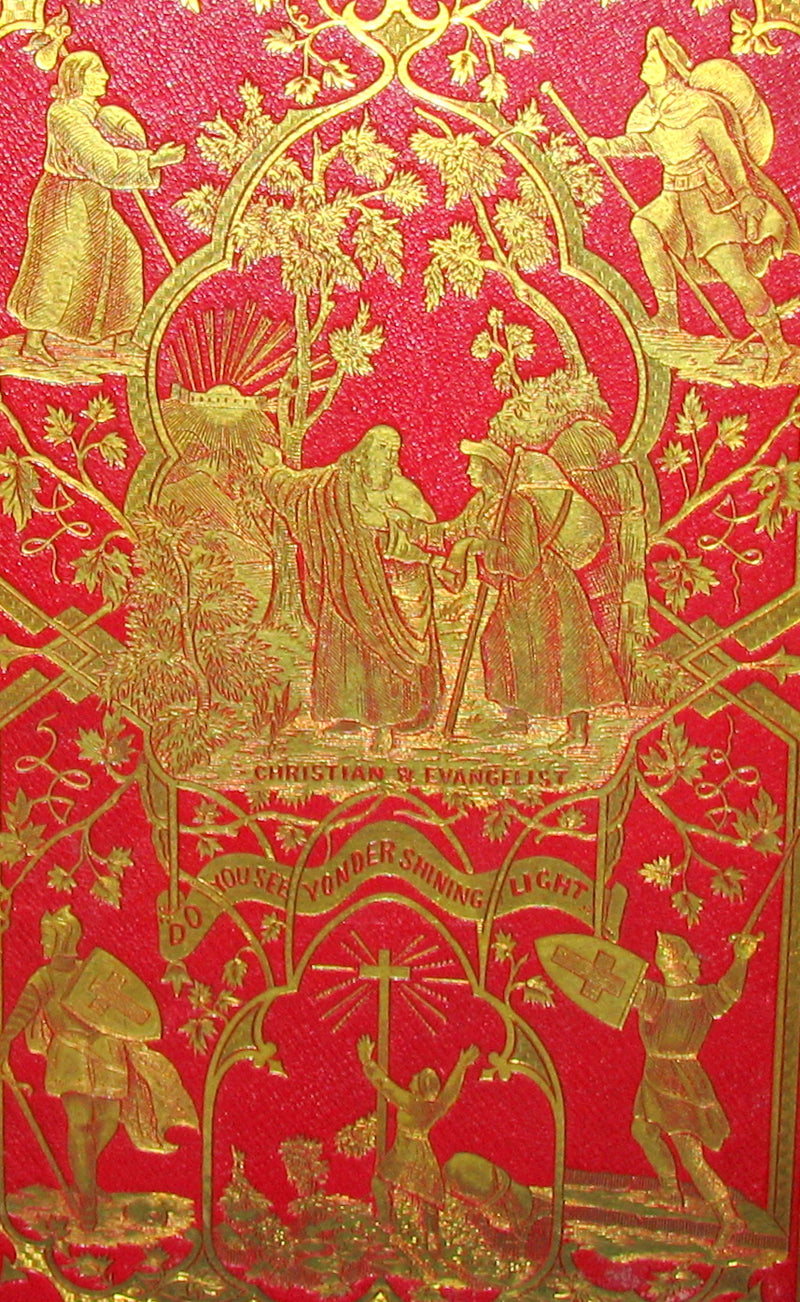 1857 Victorian Book in Scarce Binding - The Pilgrim's Progress by John Bunyan