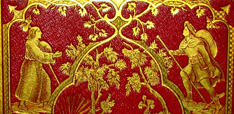 1857 Victorian Book in Scarce Binding - The Pilgrim's Progress by John Bunyan