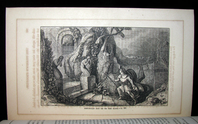 1857 Victorian Book in Scarce Binding - The Pilgrim's Progress by John Bunyan