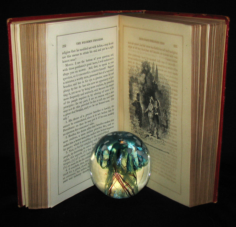 1857 Victorian Book in Scarce Binding - The Pilgrim's Progress by John Bunyan