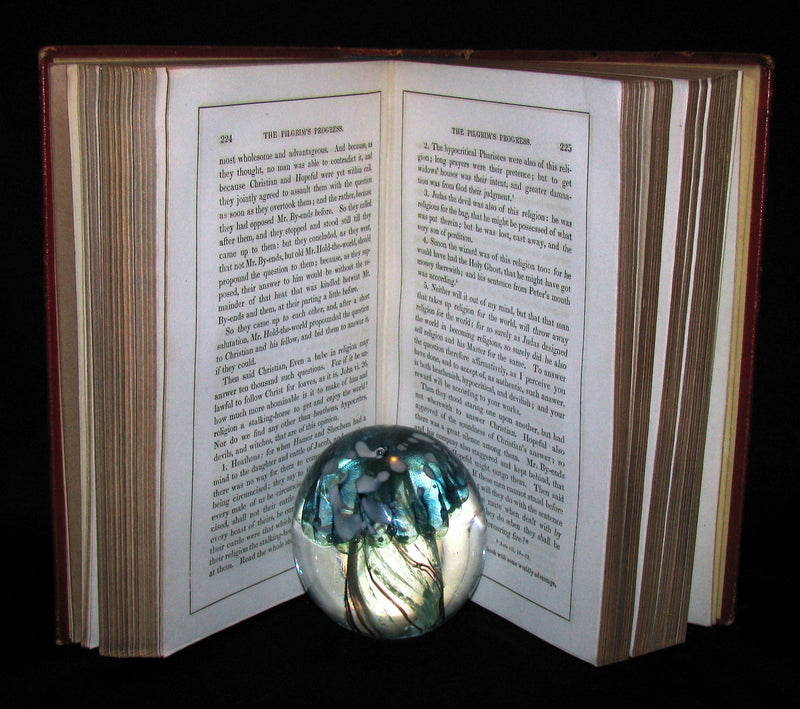 1857 Victorian Book in Scarce Binding - The Pilgrim's Progress by John Bunyan