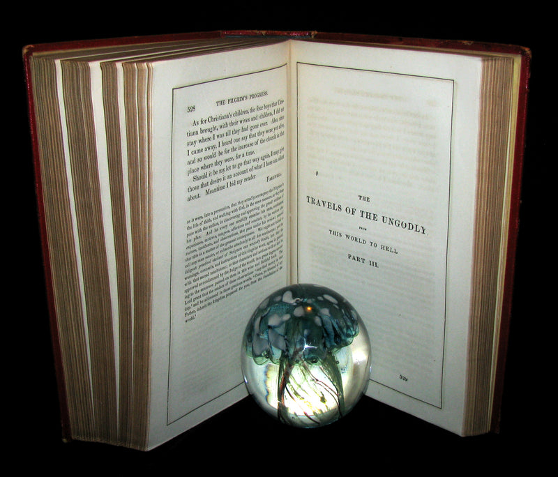 1857 Victorian Book in Scarce Binding - The Pilgrim's Progress by John Bunyan