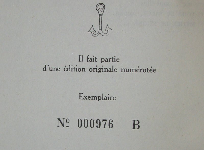 1963 Rare First Limited Edition #976 - La Planete des Singes (The Planet of the Apes) by Pierre Boulle