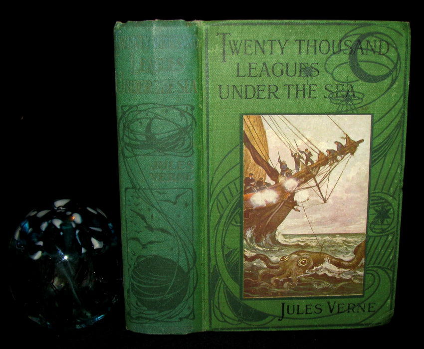 1900 Rare Book - Twenty Thousand Leagues Under the Sea by Jules Verne