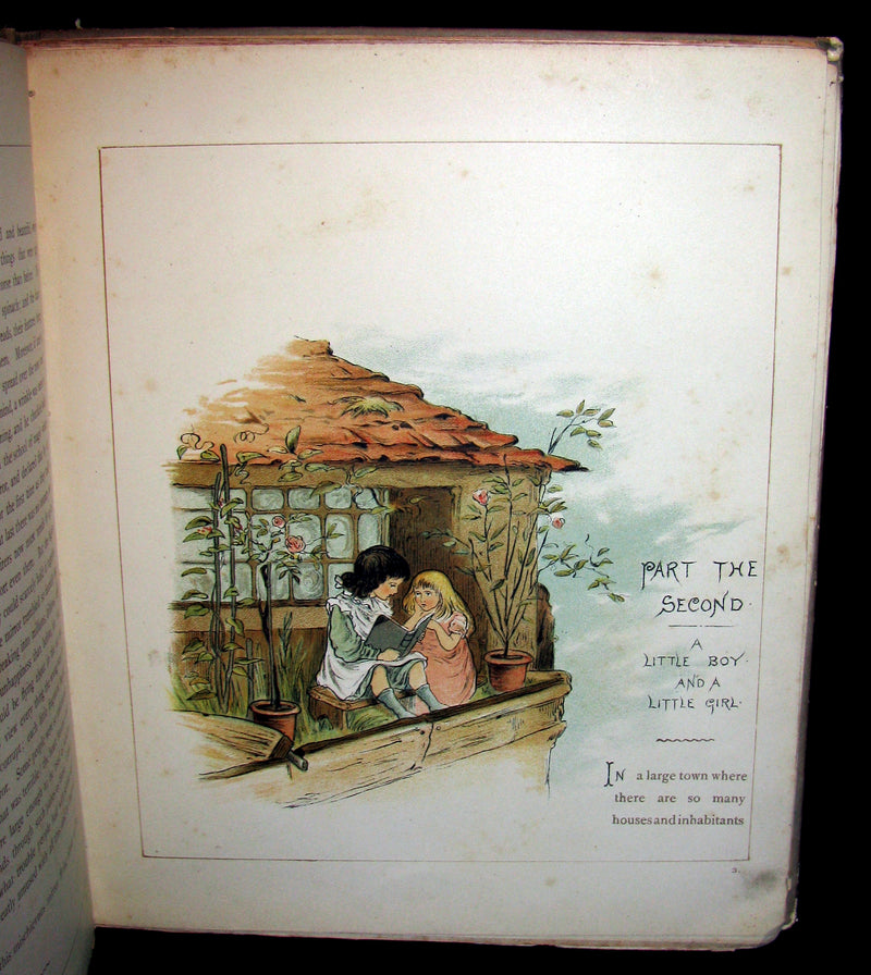 1885 Scarce Victorian Book -  The Snow Queen by Hans Christian Andersen illustrated by T. Pym (pseudonym for Clara Creed)