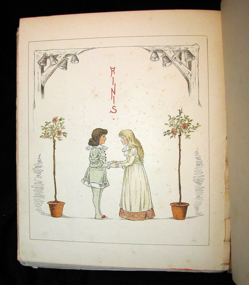 1885 Scarce Victorian Book -  The Snow Queen by Hans Christian Andersen illustrated by T. Pym (pseudonym for Clara Creed)
