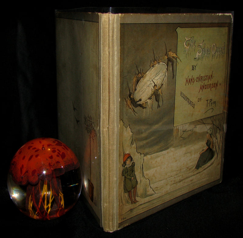 1885 Scarce Victorian Book -  The Snow Queen by Hans Christian Andersen illustrated by T. Pym (pseudonym for Clara Creed)