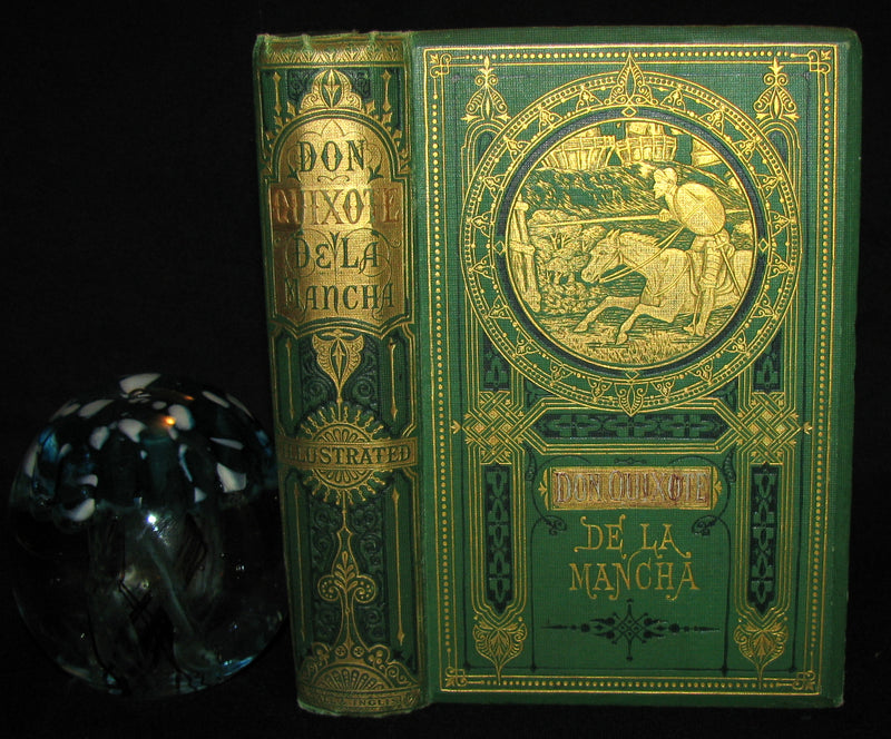 1870 Rare Book ~ Adventures of Don Quixote De La Mancha Illustrated