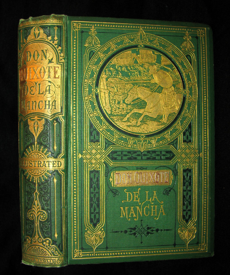 1870 Rare Book ~ Adventures of Don Quixote De La Mancha Illustrated
