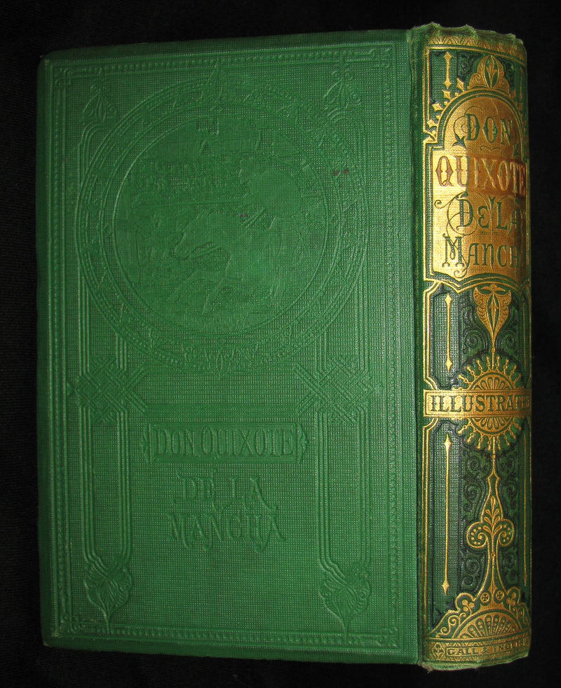 1870 Rare Book ~ Adventures of Don Quixote De La Mancha Illustrated