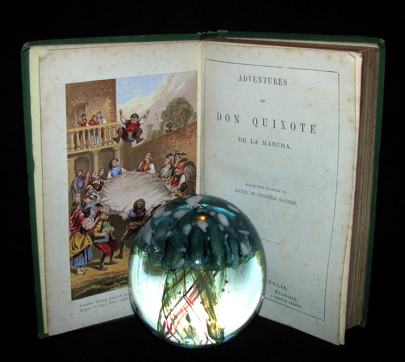 1870 Rare Book ~ Adventures of Don Quixote De La Mancha Illustrated