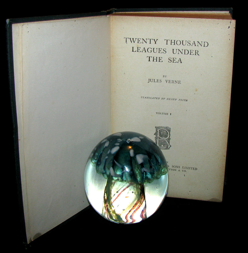 1900 Rare Book - Captain Hatteras - I. The English at the North Pole (with) II. The Field of Ice by Jules Verne