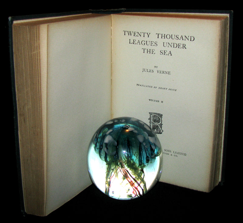 1900 Rare Book - Captain Hatteras - I. The English at the North Pole (with) II. The Field of Ice by Jules Verne