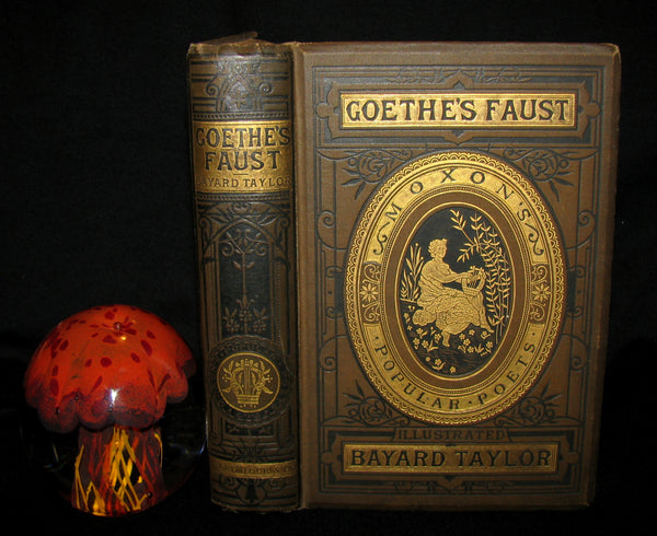 1890 Rare Victorian Book -   Faust - A Tragedy by Goethe, Illustrated.