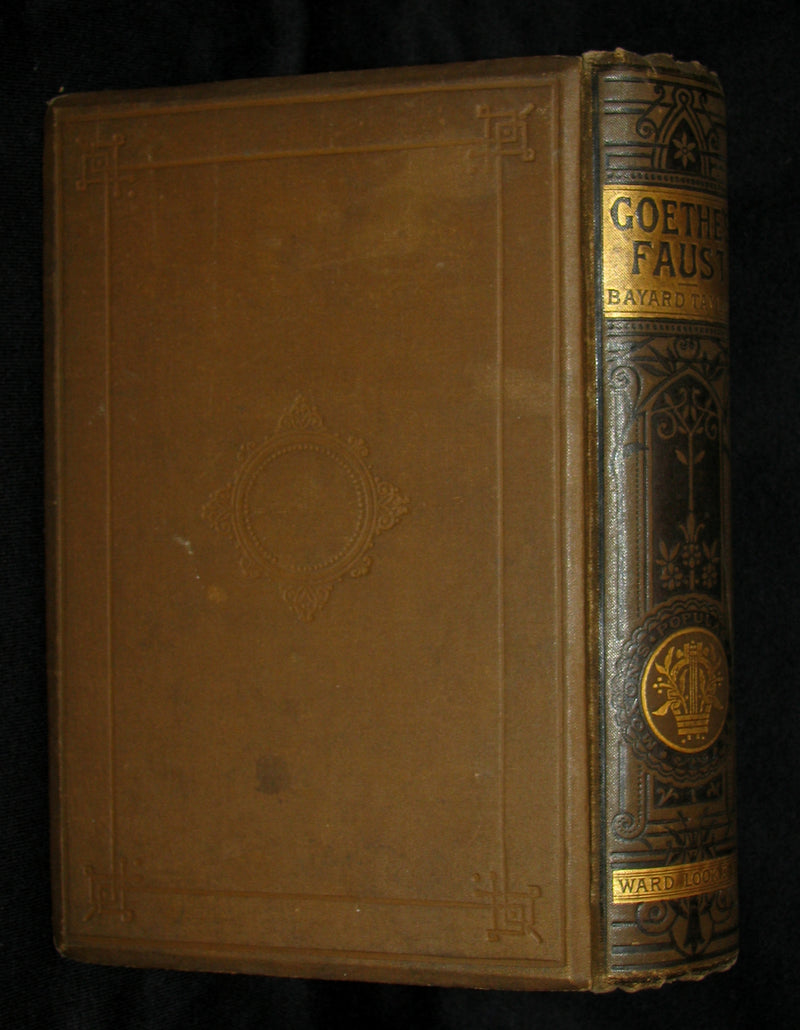 1890 Rare Victorian Book -   Faust - A Tragedy by Goethe, Illustrated.