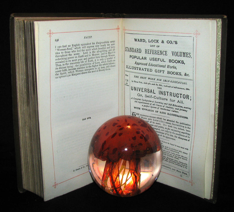 1890 Rare Victorian Book -   Faust - A Tragedy by Goethe, Illustrated.