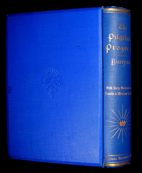 1898 Victorian Rare Book - The Pilgrim's Progress by John Bunyan, Illustrated